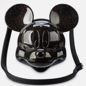 NWT- Loungefly Mickey Mouse Molded Bag- Black
